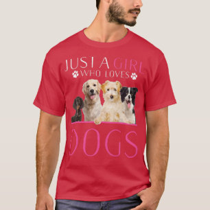 Vrouwen die een hond trainen, hebben alleen een me t-shirt