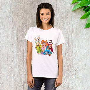 Vrouwen die feesten t-shirt