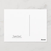 vrouwen die Gevist vliegen Briefkaart (Achterkant)