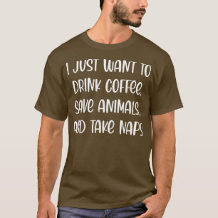 Vrouwen die ik alleen maar koffie wil Drinken, die T-shirt
