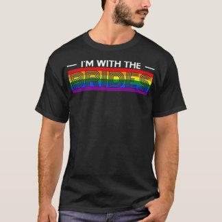 Vrouwen die ik ben met de brides LGBT Gay Marriage T-shirt