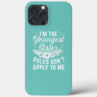 Vrouwen die ik de jongste zuster-regels ben, zijn  iPhone 13 pro max hoesje