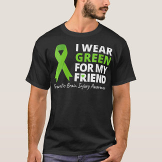 Vrouwen die ik groen heb Draag voor mijn vriend Ap T-shirt