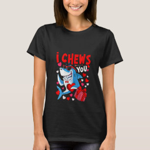 Vrouwen die ik koken, je hoort haaienValentijnsdag T-shirt