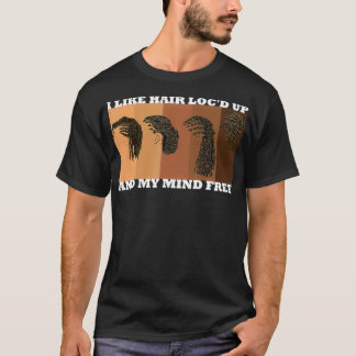 Vrouwen die ik leuk vind aan Hair Loc, hebben een  T-shirt