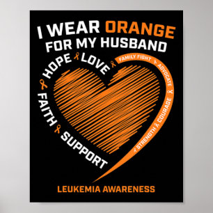 Vrouwen die ik Oranje Draag heb voor mijn man leuk Poster