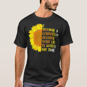 Vrouwen die ik raad werd omdat jouw leven waard is t-shirt