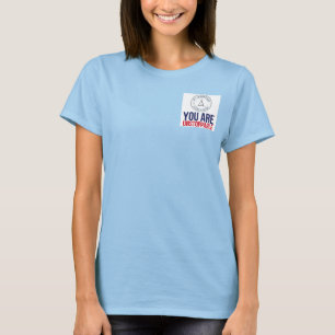 Vrouwen die je niet kunt tegenhouden t-shirt