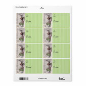  vrouwen die kerstcadeaulabel voor Label kopen (Full Sheet)