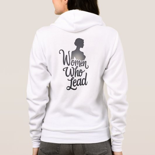 Vrouwen die leiden - Empowerment Hoodie voor Sterk (Achterkant)