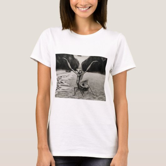 Vrouwen die Mantis T-Shirt belijden (Voorkant)