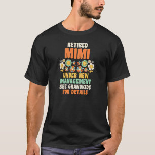 Vrouwen die met pensioen zijn gegaan onder het nie t-shirt