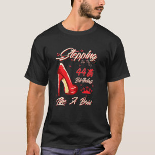 Vrouwen die mijn 44e verjaardag binnenvallen als e t-shirt