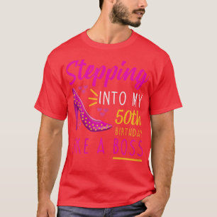 Vrouwen die mijn 50ste verjaardag binnenvallen als t-shirt
