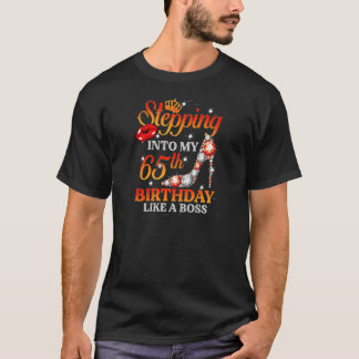 Vrouwen die mijn 65e verjaardag van de 65e verjaar t-shirt