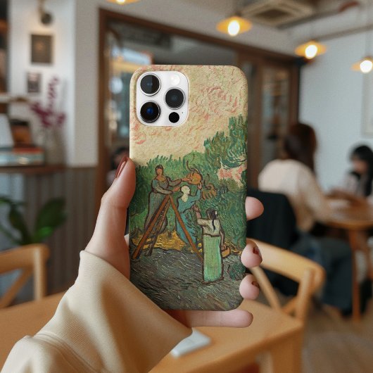 Vrouwen die Olijven schoppen, Van Gogh Case-Mate iPhone Case