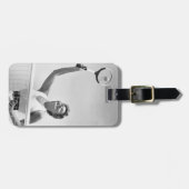 Vrouwen die Tennis spelen 2 Bagagelabel (Voorkant horizontaal)