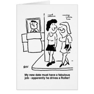 Vrouwen die wachten op een datum die "een roller" 