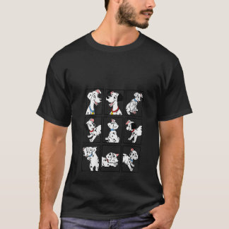 Vrouwen Disney 101 Dalmatiërs Puppy Group Shot Por T-shirt