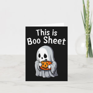 Vrouwen dit is een laken grappig Halloween Kaart