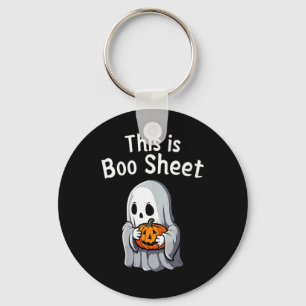 Vrouwen dit is een laken grappig Halloween Sleutelhanger