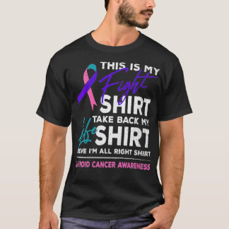 Vrouwen dit is mijn bewustwording van schildklierk t-shirt