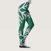 Vrouwen Donkergroen hoge taille leggings (Rechts)