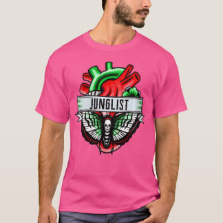 Vrouwen Drum en Bass Music Liquid DNB Oerwoud EDM  T-shirt
