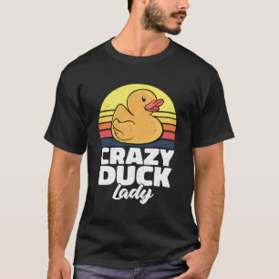 Vrouwen Duckling Retro Crazy Rubber Duck Lad T-shirt