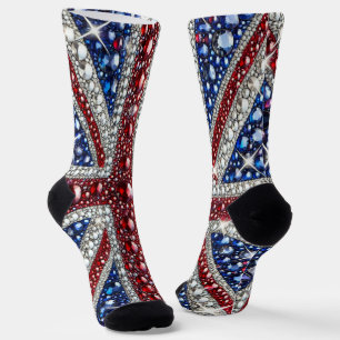 Vrouwen duurzame sokken met Britse kleuren