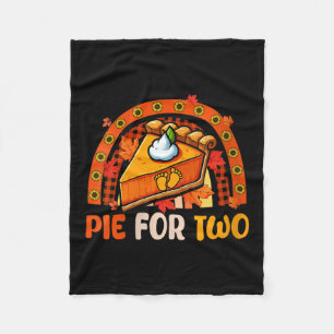 Vrouwen E Grappige Joke Voor Twee Thanksgiving Zwa Fleece Deken