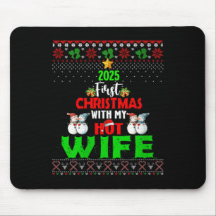 Vrouwen eerste kerst met mijn hete nieuwe vrouw 20 muismat