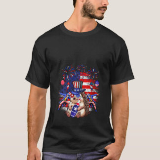 Vrouwen Egel Zonnebril 4 juli Fir T-shirt