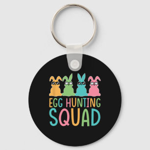 Vrouwen Ei Jacht Squad Crew Familie Gelukkig Pasen Sleutelhanger