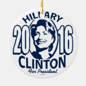 Vrouwen eisen Hillary 2016 Keramisch Ornament (Achterkant)