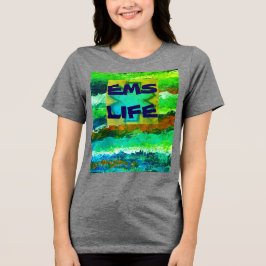 Vrouwen EMS Life ster van het leven Tri-Blend Shirt