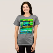Vrouwen EMS Life ster van het leven Tri-Blend Shirt (Voorkant volledig)