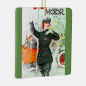 " vrouwen en wielen" keramisch ornament (Rechts)