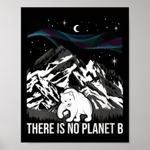 Vrouwen Er is geen planeet B - Milieu Poster