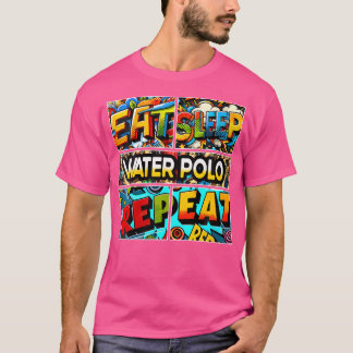 Vrouwen Eten Slaap Water Polo Herhaal