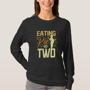 Vrouwen eten taart voor twee t-shirt