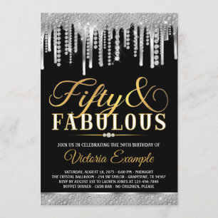 Vrouwen Fabulous 50 verjaardag Kaart