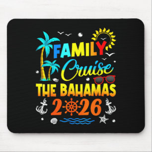 Vrouwen Familie Cruise Bahama's Zomer Design Muismat