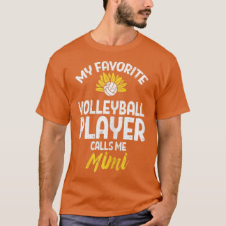 Vrouwen Favoriete Volleybalspeler Mimi Sunflower G T-shirt