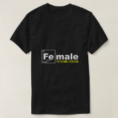 vrouwen FE voor ijzerhoudend Shirt IJzer Man Shirt (Design voorkant)