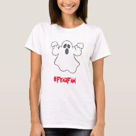 VROUWEN #FEARFAM GHOST T-SHIRT