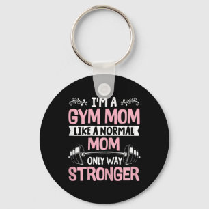 Vrouwen Fitness Spier Oefening Gym Mom Ba Sleutelhanger