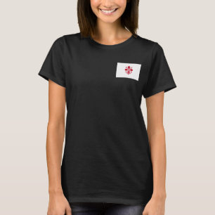 Vrouwen Fleece Zip Jogger met vlag van Florence T-shirt