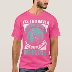 Vrouwen Fluit Shirt Funny Retirement Fluit Gepensi