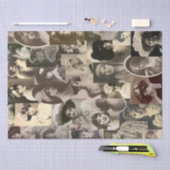  vrouwen Foto Collage Shabby Chic Decoupage Tissuepapier (Craft)